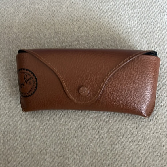 Ray ban Leather Pouch Universal Soft Sunglasses Case Only -Brown - Picture 6 of 6